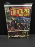 1970 Marvel Comics WHERE CREATURES ROAM #1 Silver Age Comic Book from Huge Estate Collection