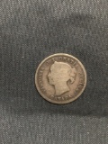1899 Canada Silver 5 Cent Coin from Estate