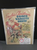 Rare 1943 Santa's Christmas Comic Variety Show Golden Age Comic Book from Estate Collection