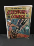 EXCITING COMICS #41 Vintage Comic Book WWII Kamikaze Cover from Estate Collection