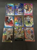 9 Card Lot of REFRACTOR & PRIZM Sports Cards with Rookies Stars and More!