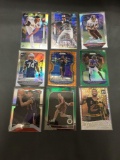 9 Card Lot of REFRACTOR & PRIZM Sports Cards with Rookies Stars and More!