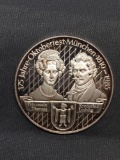 Rare 1985 Oktoberfest Silver Medal - .925 Silver Bullion Round Coin