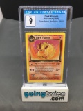 CGC Graded 2000 Pokemon Team Rocket 1st Edition #35 DARK FLAREON Trading Card - MINT 9