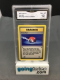 GMA Graded 1999 Pokemon Jungle 1st Edition #64 POKE BALL Trading Card - GEM MINT 10