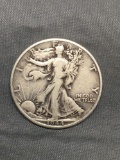 1944-D United States Walking Liberty Silver Half Dollar - 90% Silver Coin from Estate