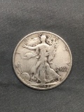 1942-S United States Walking Liberty Silver Half Dollar - 90% Silver Coin from Estate