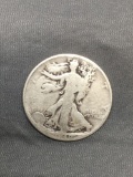 1940 United States Walking Liberty Silver Half Dollar - 90% Silver Coin from Estate