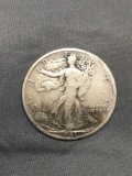 1943-D United States Walking Liberty Silver Half Dollar - 90% Silver Coin from Estate