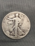 1946 United States Walking Liberty Silver Half Dollar - 90% Silver Coin from Estate