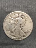1941 United States Walking Liberty Silver Half Dollar - 90% Silver Coin from Estate