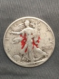 1944 United States Walking Liberty Silver Half Dollar - 90% Silver Coin from Estate