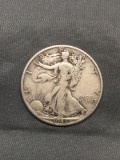 1945-D United States Walking Liberty Silver Half Dollar - 90% Silver Coin from Estate