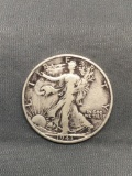1943-S United States Walking Liberty Silver Half Dollar - 90% Silver Coin from Estate