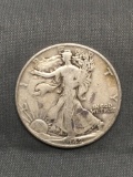 1942 United States Walking Liberty Silver Half Dollar - 90% Silver Coin from Estate