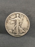1927-S United States Walking Liberty Silver Half Dollar - 90% Silver Coin from Estate