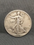 1945 United States Walking Liberty Silver Half Dollar - 90% Silver Coin from Estate