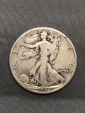1941 United States Walking Liberty Silver Half Dollar - 90% Silver Coin from Estate