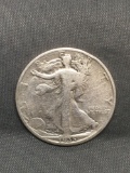 1935-D United States Walking Liberty Silver Half Dollar - 90% Silver Coin from Estate