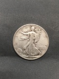 1946 United States Walking Liberty Silver Half Dollar - 90% Silver Coin from Estate