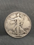 1942-S United States Walking Liberty Silver Half Dollar - 90% Silver Coin from Estate