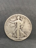 1933-S United States Walking Liberty Silver Half Dollar - 90% Silver Coin from Estate