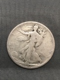 1927-S United States Walking Liberty Silver Half Dollar - 90% Silver Coin from Estate
