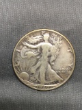 1940-S United States Walking Liberty Silver Half Dollar - 90% Silver Coin from Estate