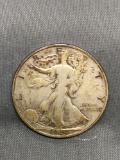 1945-S United States Walking Liberty Silver Half Dollar - 90% Silver Coin from Estate