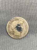 1904 United States Barber Silver Dime - 90% Silver Coin from Estate