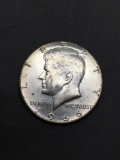 1966 United States Kennedy Silver Half Dollar - 40% Silver Coin from Estate