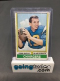 1974 Topps #150 JOHNNY UNITAS Chargers Vintage Football Card