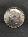 1968 United States Kennedy Silver Half Dollar - 40% Silver Coin from Estate