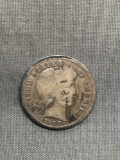 1905-S United States Barber Silver Dime - 90% Silver Coin from Estate