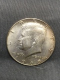 1965 United States Kennedy Silver Half Dollar - 40% Silver Coin from Estate