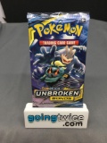 Factory Sealed Pokemon Sun & Moon UNBROKEN BONDS 10 Card Booster Pack