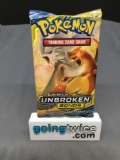 Factory Sealed Pokemon Sun & Moon UNBROKEN BONDS 10 Card Booster Pack