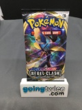 Factory Sealed Pokemon Sword & Shield REBEL CLASH 10 Card Booster Pack