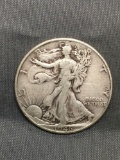 1946 United States Walking Liberty Silver Half Dollar - 90% Silver Coin from Estate