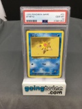 PSA Graded 1999 Pokemon Base Set Unlimited #65 STARYU Trading Card - GEM MINT 10