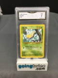 GMA Graded 1999 Pokemon Base Set Unlimited #69 WEEDLE Trading Card - NM 7