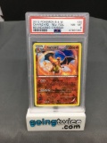 PSA Graded 2012 Pokemon Boundaries Crossed #20 CHARIZARD Reverse Holofoil Trading Card - NM-MT 8