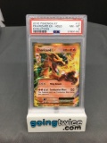 PSA Graded 2016 Pokemon Evolutions #12 CHARIZARD EX Holofoil Trading Card - NM-MT 8