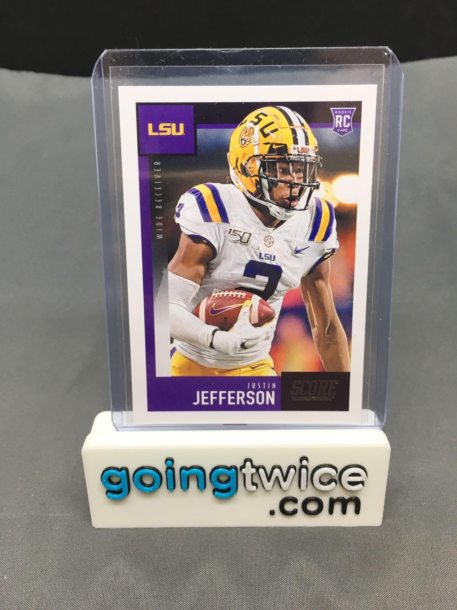 2020 Panini Score #430 JUSTIN JEFFERSON Vikings Proxibid