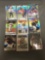 9 Card Lot of REFRACTOR and PRIZM Sports Cards with Rookies, Stars and More!