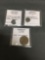 WOW 3 Count Lot of Ancient Coins from HIGH END COLLECTION