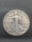 1936 United States Walking Liberty Silver Half Dollar - 90% Silver Coin from Estate