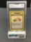 GMA Graded 1999 Pokemon Fossil #58 MR. FUJI Trading Card - NM 7