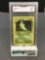 GMA Graded 1999 Pokemon Base Set Unlimited #54 METAPOD Trading Card - EX-NM 6