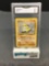 GMA Graded 1999 Pokemon Base Set Unlimited #62 SANDSHREW Trading Card - VG 3